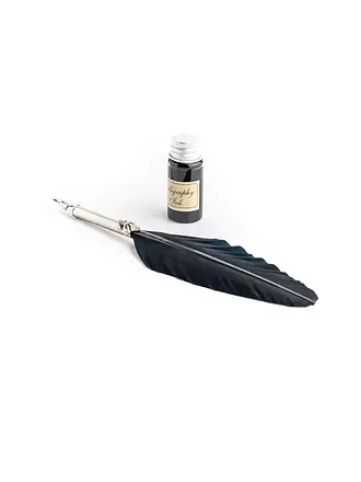 DALLAITI | Set da scrittura con grande penna d'oca Bleu |